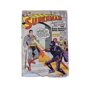 Vintage DC Superman Comic No 124 1958